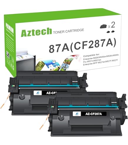 Amazon.com: CF287A 87A Toner Cartridge High Yield Compatible